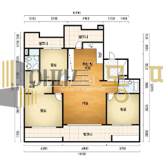 전북 전주덕진구 호성동2가 진흥더블유파크3단지 302동 8층 매매 매물번호 21457 사진 2