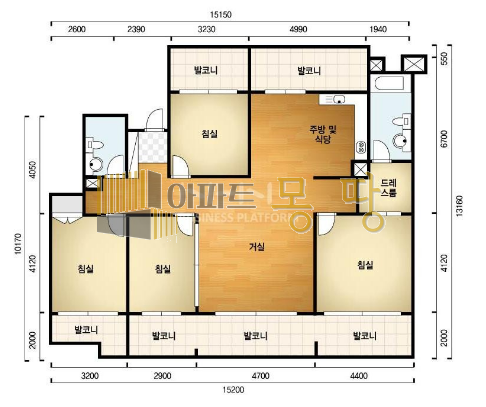 전북 전주덕진구 호성동1가 진흥더블파크2단지 208동 1층 매매 매물번호 21470 사진 2