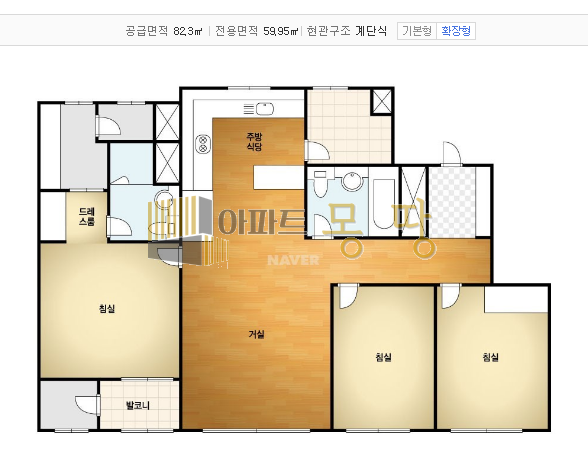 전북 전주덕진구 송천동2가 전주에코시티KCC스위첸 1305동21층 매매 매물번호 21685 사진 3
