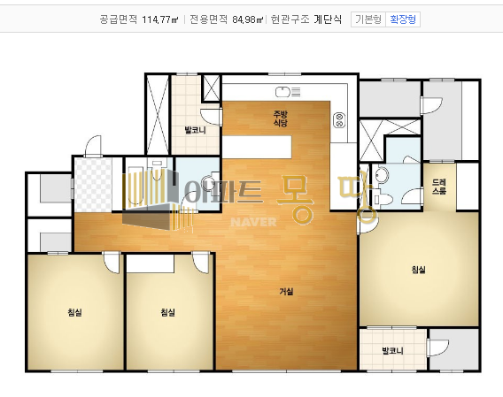전북 전주덕진구 송천동2가 전주에코시티KCC스위첸 1307동27층A 매매 매물번호 21691 사진 3