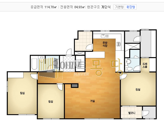 전북 전주덕진구 송천동2가 전주에코시티KCC스위첸 1306동7층B 전세 매물번호 21710 사진 3