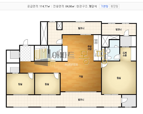 전북 전주덕진구 송천동2가 전주에코시티KCC스위첸 1302동중층 A 전세 매물번호 21707 사진 2