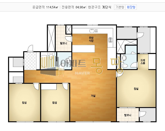 전북 전주덕진구 송천동2가 전주에코시티KCC스위첸 1304동12층C 매매 매물번호 21715 사진 3