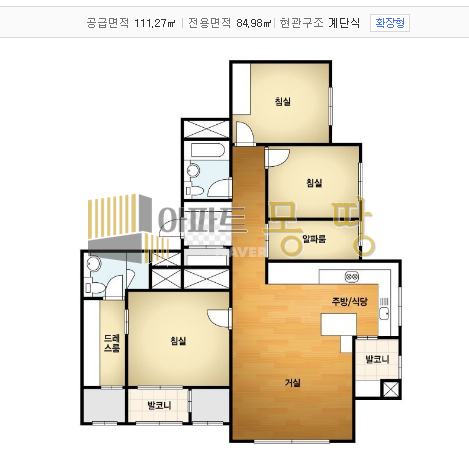 전북 전주덕진구 송천동2가 에코시티더샵2차 1006동20층C 매매 매물번호 21792 사진 2