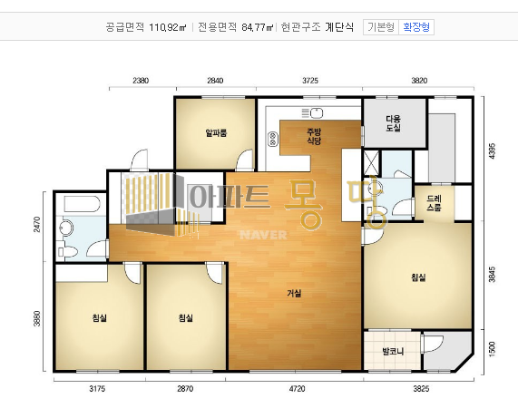 전북 전주덕진구 송천동2가 에코시티자이2차 207동5층B 매매 매물번호 21812 사진 3