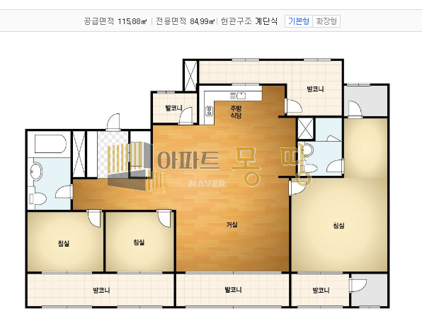 전북 전주덕진구 송천동2가 에코시티데시앙2차(7BL) 705동16층A 매매 매물번호 21838 사진 2