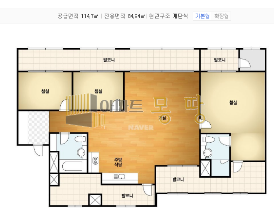 전북 전주덕진구 송천동2가 에코시티데시앙5블럭 503동22층B 매매 매물번호 21888 사진 2