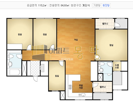 전북 전주덕진구 송천동2가 에코시티데시앙5블럭 503동1층A 매매 매물번호 21890 사진 3