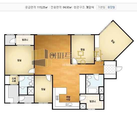 전북 전주덕진구 송천동2가 에코시티데시앙5블럭 505동6층B 매매 매물번호 21895 사진 3