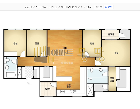 전북 전주덕진구 송천동2가 에코시티데시앙5블럭 506동16층 매매 매물번호 21900 사진 3