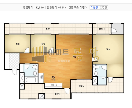 전북 전주덕진구 송천동2가 에코시티데시앙(4BL) 405동12층B 매매 매물번호 21909 사진 2