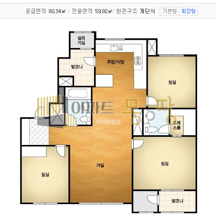 전북 전주덕진구 송천동2가 에코시티더샵(에코시티1BL) 102동14층A 매매 매물번호 21978 사진 3