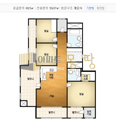 전북 전주덕진구 송천동2가 에코시티더샵(에코시티1BL) 101동4층B 매매 매물번호 21982 사진 2