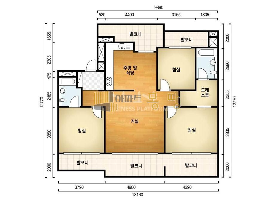 전북 전주완산구 서신동 서신동 서신이편한세상 108동 5층 매매 매물번호 22052 사진 3