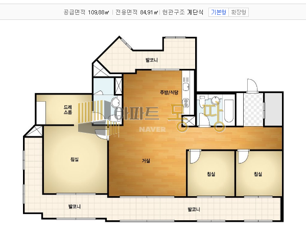전북 전주덕진구 송천동1가 송천KCC스위첸 108동12층 A 매매 매물번호 22281 사진 2