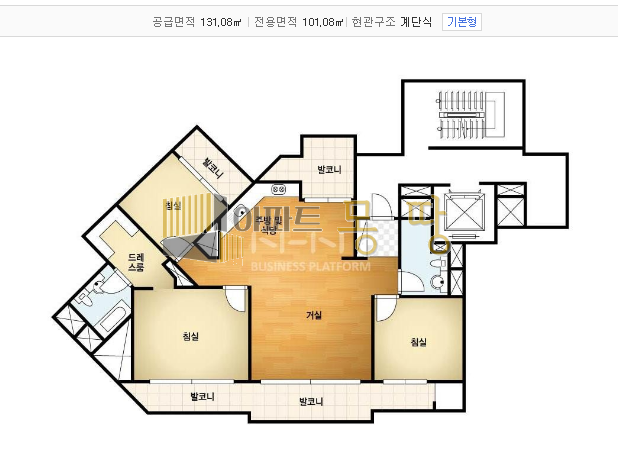 전북 전주덕진구 송천동1가 송천센트럴파크1단지 105동저층 매매 매물번호 22511 사진 2