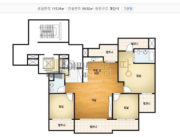 전북 전주덕진구 송천동1가 송천센트럴파크1단지 106동2층 매매 매물번호 22510 사진 2